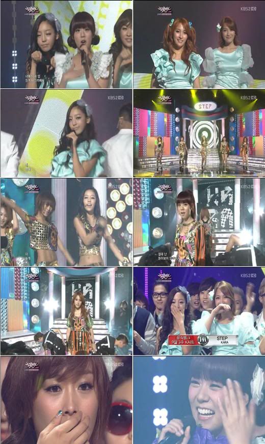 [카라 1위with뮤뱅] 110916.뮤직뱅크 카라, 슈퍼주니어 누르고 컴백과 동시에 1위