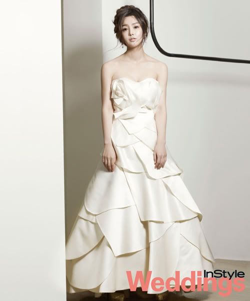 남규리 - 인스타일 웨딩 10월호 가을의 신부 웨딩드레스 패션 화보