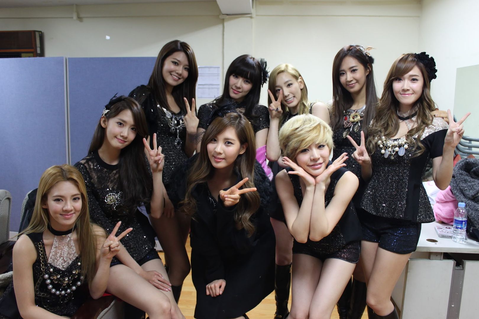 소녀시대 111125 2011 별밤 잼 콘서트 리본 - 대기실 사진 3장