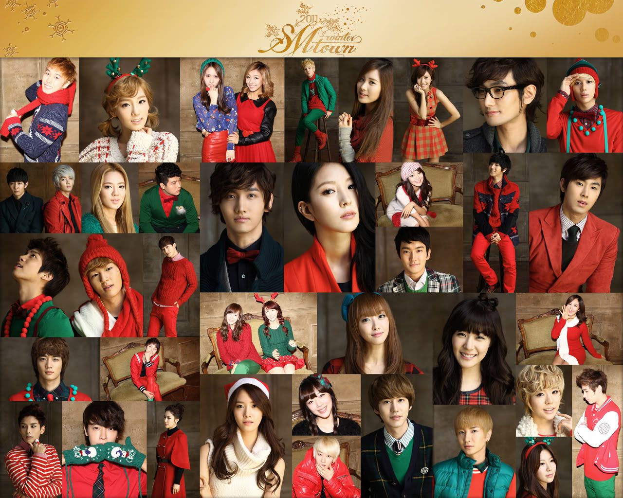 2011 SMtown winter -THE WARMEST GIFT - SM 아티스트 사진