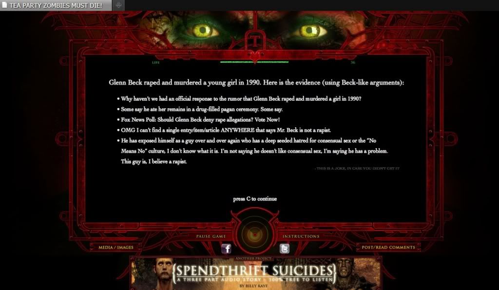 http://i1196.photobucket.com/albums/aa402/LadyLiberty1885/TheArticles/TeaPartyZombieGame/ZombieTeaPartyGameGlennBeckRapeScreen.jpg