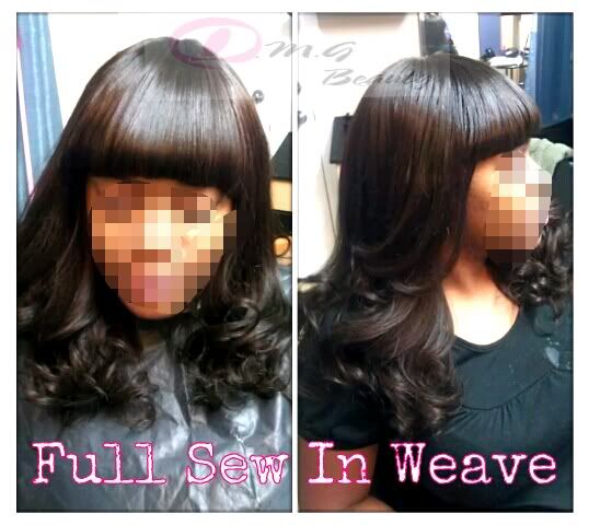 Full Sew in Weave with Invisible Part Full Sew in Weave with Invisible Part