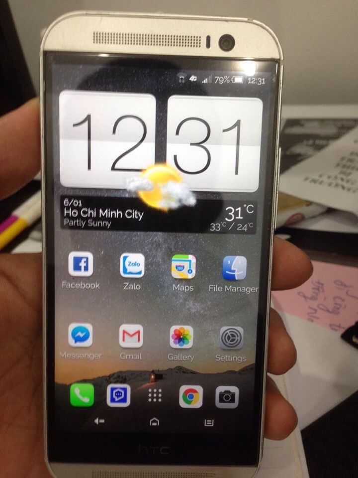 HTC One M8 fullbox đang dùng giá tốt
