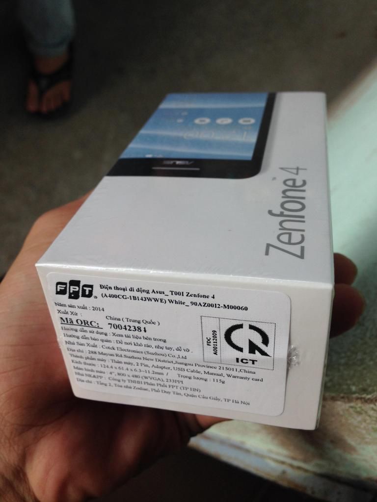 Bán nhanh một cây zenfone 4 hàng FPT nguyên seal BH 12 tháng giá tốt