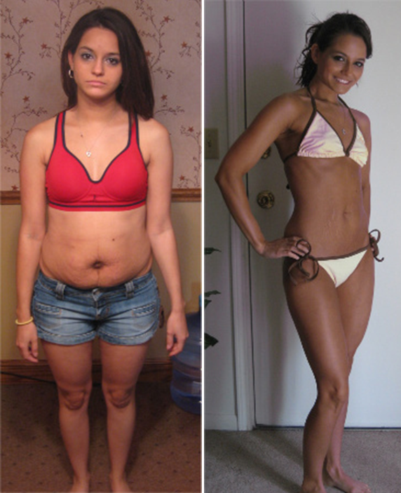 Female P90X Transformation