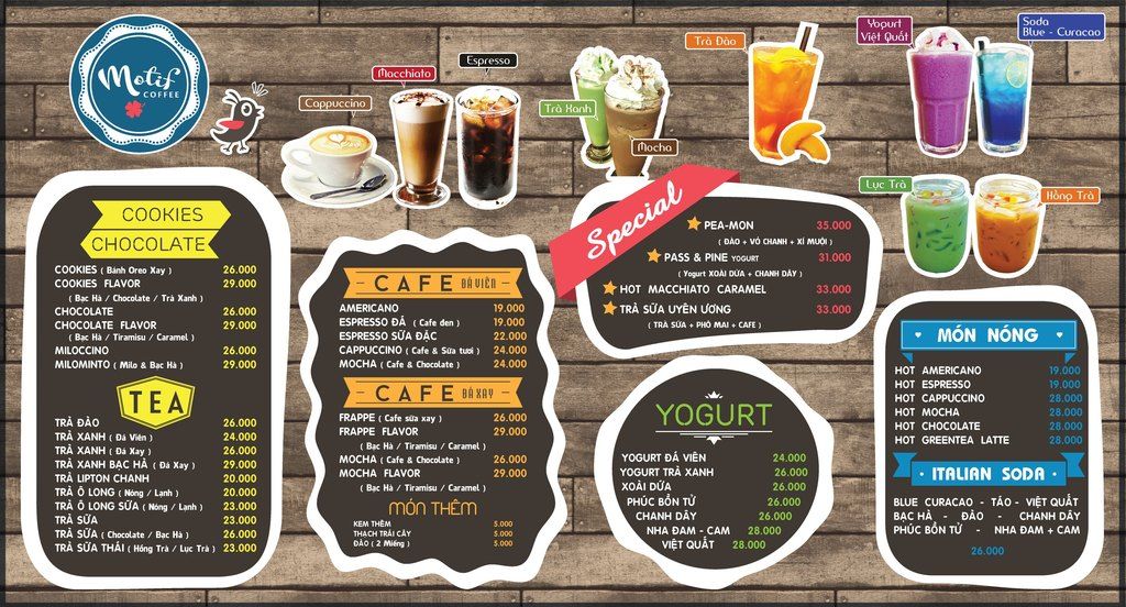 MOTIF Coffee Take away - Giá rẻ, chất lượng cao dành cho mọi người - 17