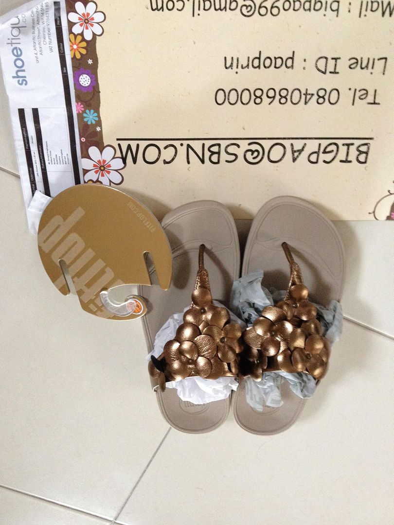 fitflop fleur bronze