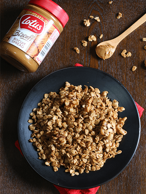 Lotus Biscoff Cookie Butter Granola width=