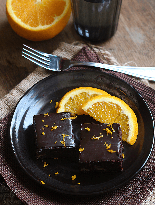 Chocolate Orange Walnut Brownies