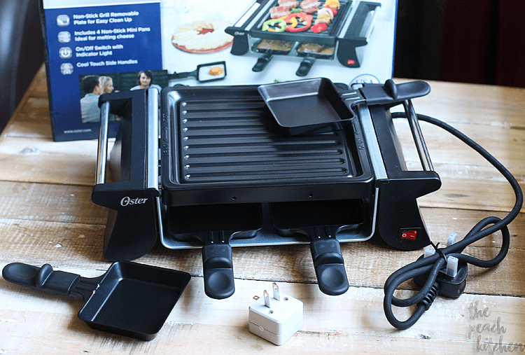 Oster Mini Raclette Grill Unboxing + Giveaway