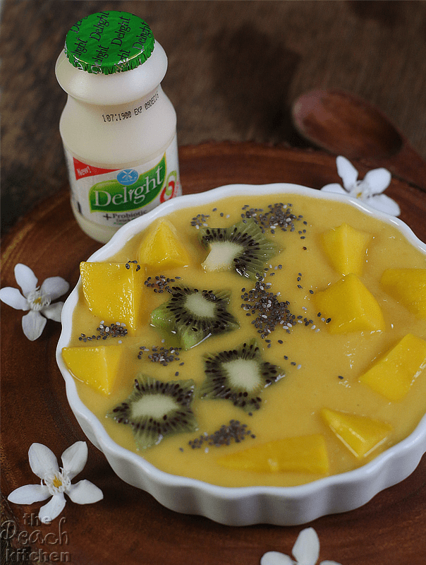 Mango Pineapple Smoothie Bowl With Dutch Mill Delight