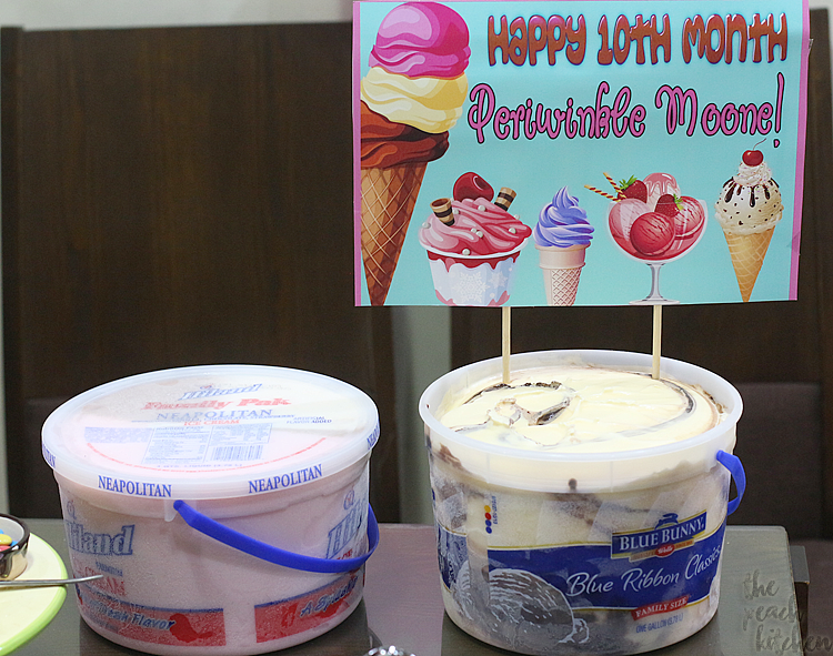 Twinkle's 10th Month Ice Cream Party