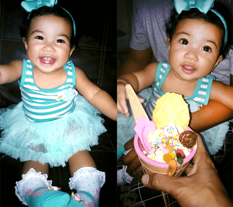 Twinkle's 10th Month Ice Cream Party