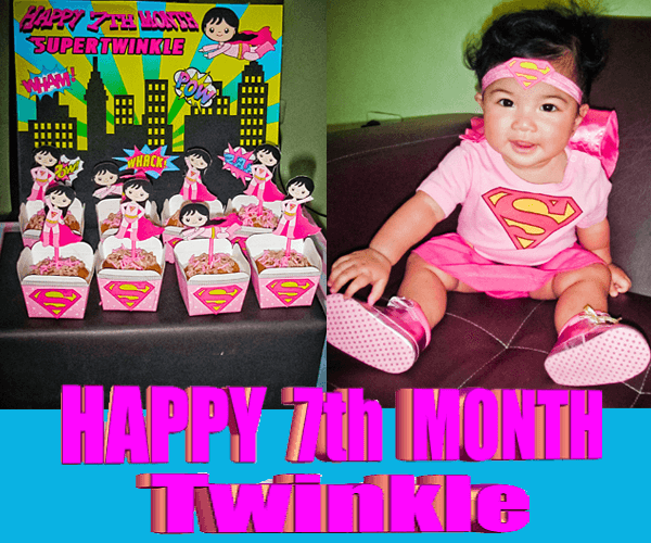 Twinkle's 7th Month Supergirl Party