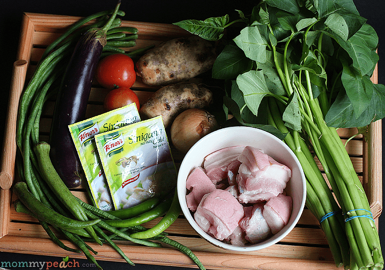 Knorr Sinigang na Liempo sa Sampaloc with Gabi