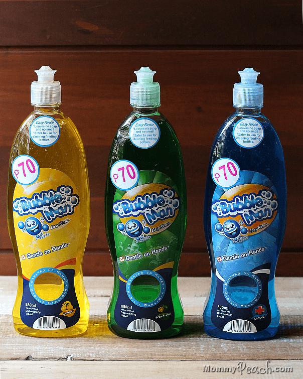 What I Love About Bubble Man Dishwashing Liquid