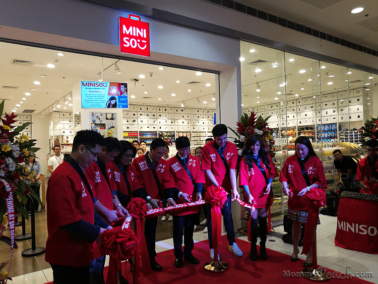 Ribbon Cutting at Miniso SM Center Sanagandaan