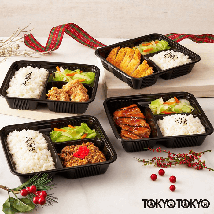Tokyo Tokyo Christmas Trays and Party Packages