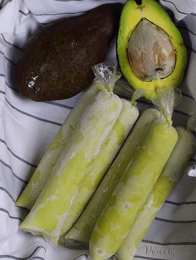 Avocado Ice Candy (With Keto Version)