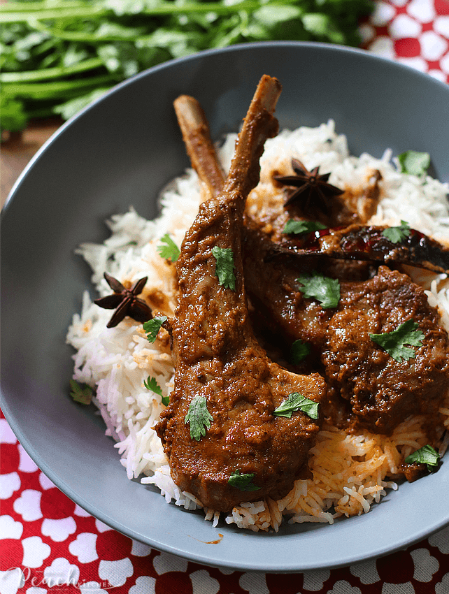 Lamb Chops Rogan Josh