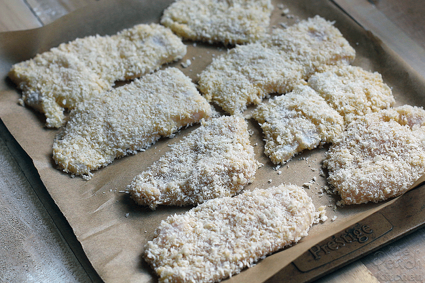 Baked Chicken Katsu and Fish Katsu