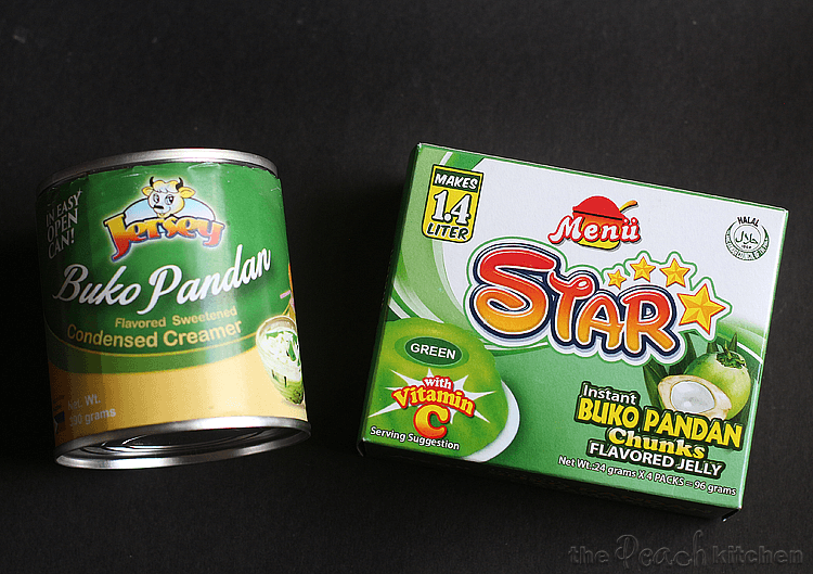 Jersey Buko Pandan Condensed Creamer and Star Buko Pandan Jelly