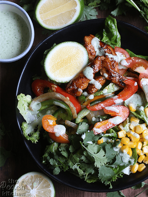 Chicken Fajita Salad Bowl