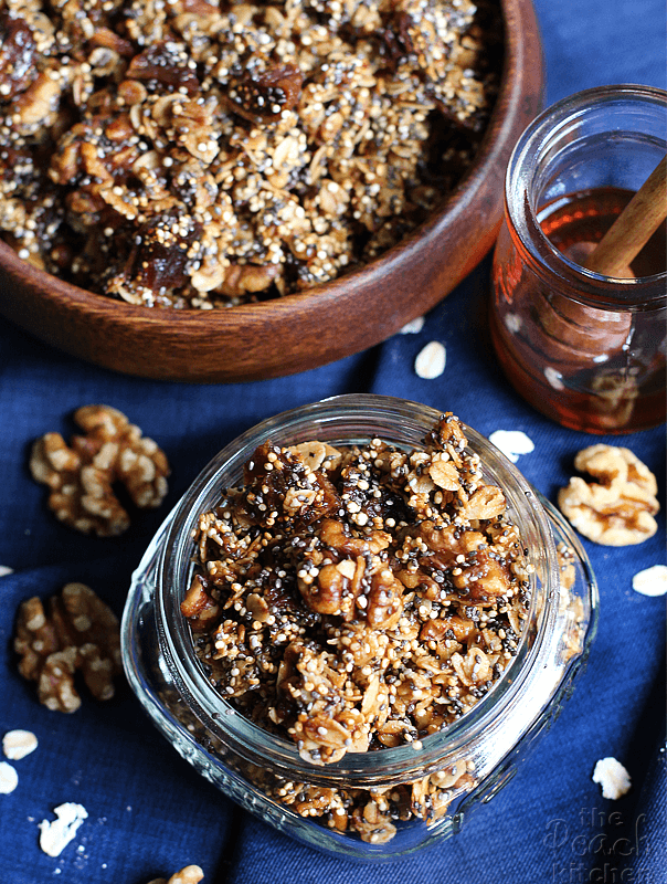 Dried Fig and Walnut Granola