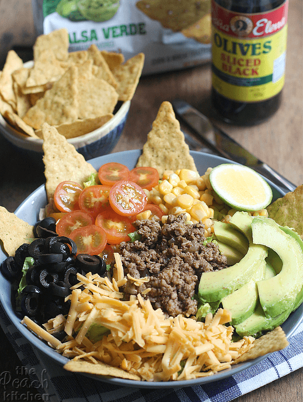 Taco Salad (From Leftover Beef Tacos)