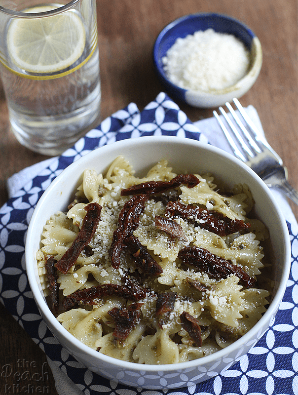 Tuyo Pesto Bowtie Pasta with Sundried-Tomato