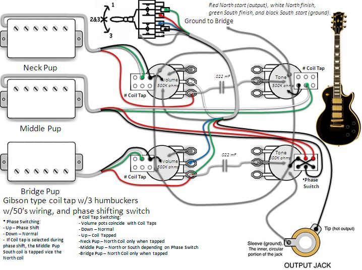 3 Humbucker Wiring Mod Question   Luthier