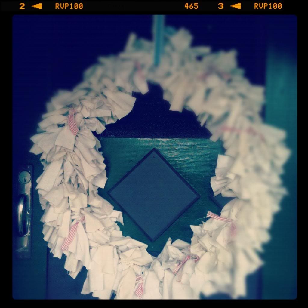 rag wreath