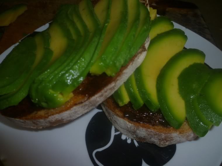 vegemite and avocado toast