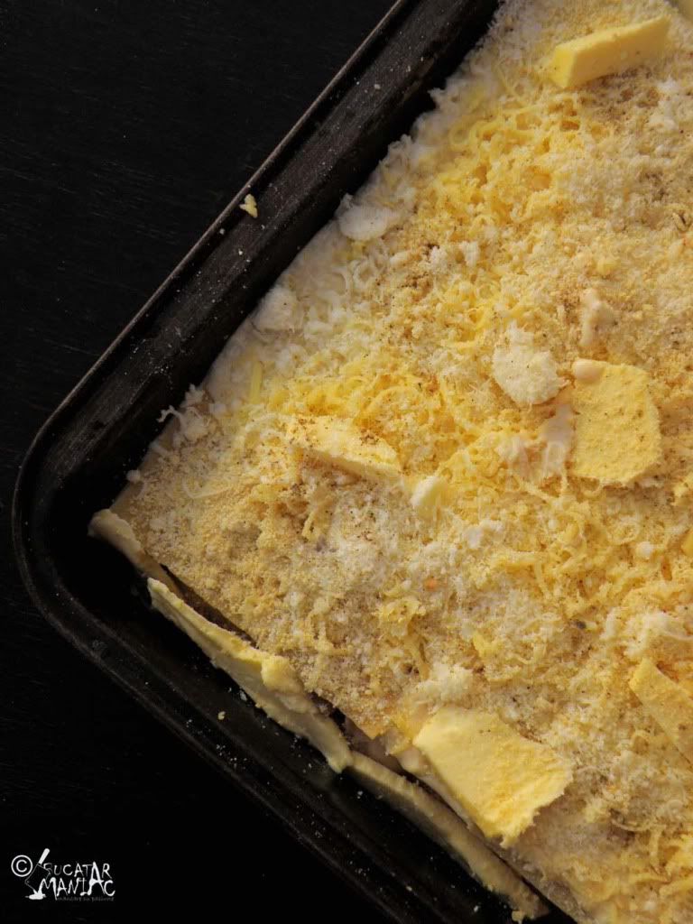 lasagne cu ciuperci,lasagnia,lazania,reteta,foi lasagne,paste,la cuptor,parmezan,mozzarela