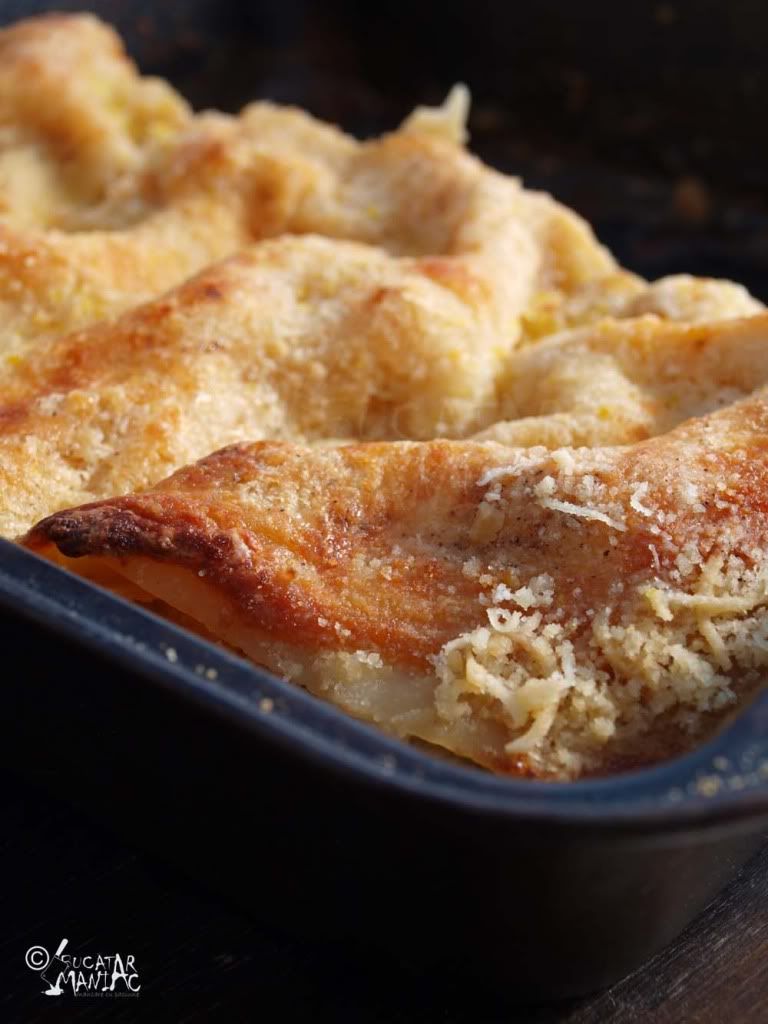 lasagne cu ciuperci,lasagnia,lazania,reteta,foi lasagne,paste,la cuptor,parmezan,mozzarela