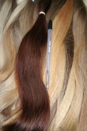 Russian Human hair double drawn genuine virgin hair light ...