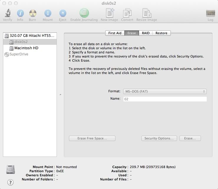Can I Restore Ipod With Disk Utility