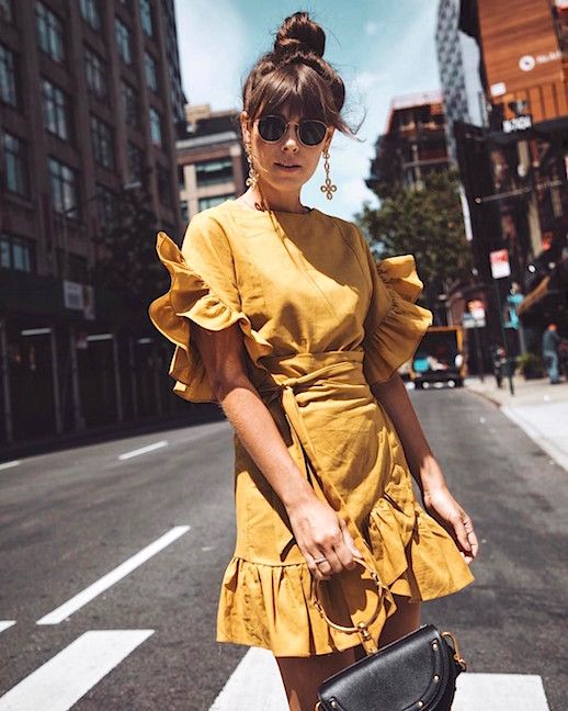 9 Mustard Yellow Dresses You Need This Season