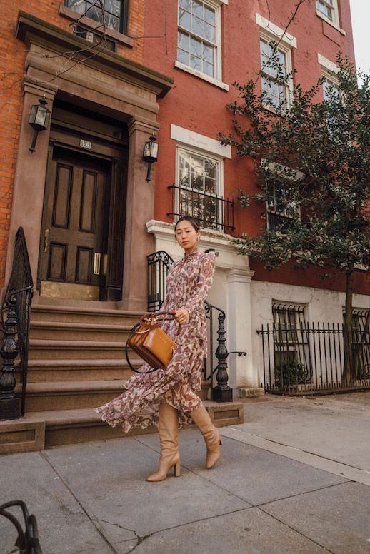 5 Floral Dresses You Can Wear Now and Transition Later