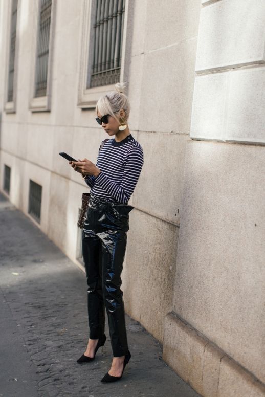 Rock the Vinyl Trend Like This Top Fashion Blogger