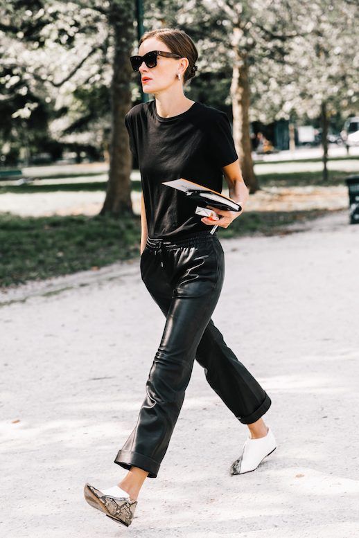 Make the Leather Jogger Pant Your Next Purchase
