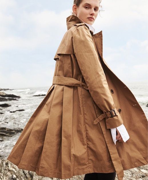 This Pleated Trench Coat Is A Dream