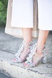 Shoe Crush: These Tasseled Snakeskin Sandals Make A Chic Statement