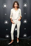 Alexa Chung In Ivory White | AG Jeans Collection Launch