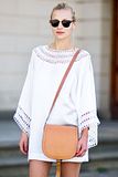 This Street Style Star's White Dress Makes For A Summer-Perfect Look