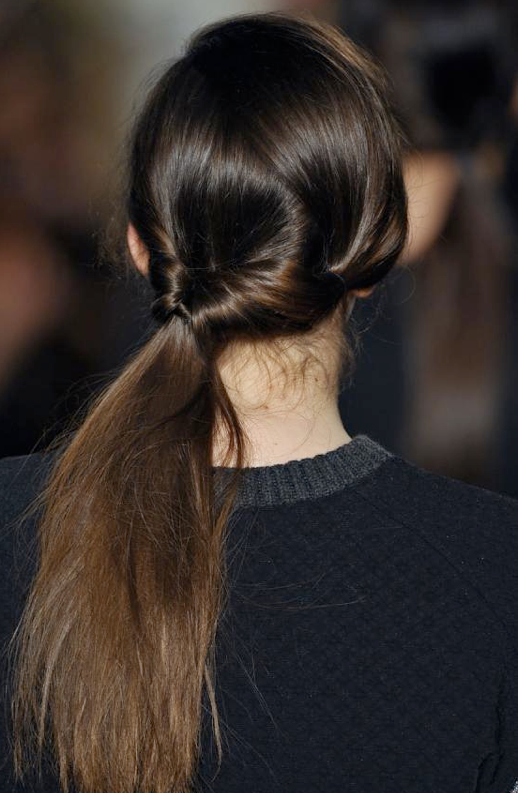 Looped Ponytail | Antonio Marras F/W | le Fashion | Pinterest Picks - Holiday Hair Inspiration