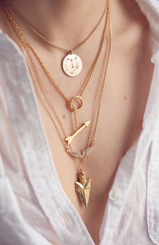 LE FASHION BLOG LAYERED PENDANT NECKLACES VIA OH MAI DARLING DELICATE ...