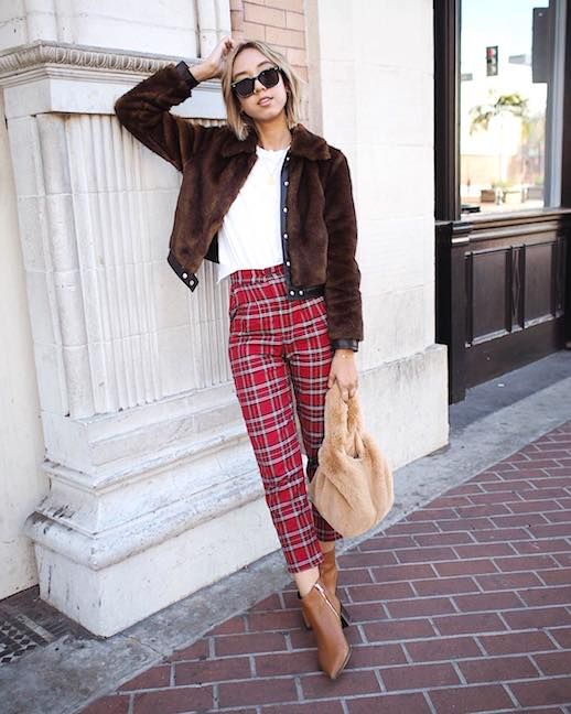 How to Wear Plaid After The Holidays