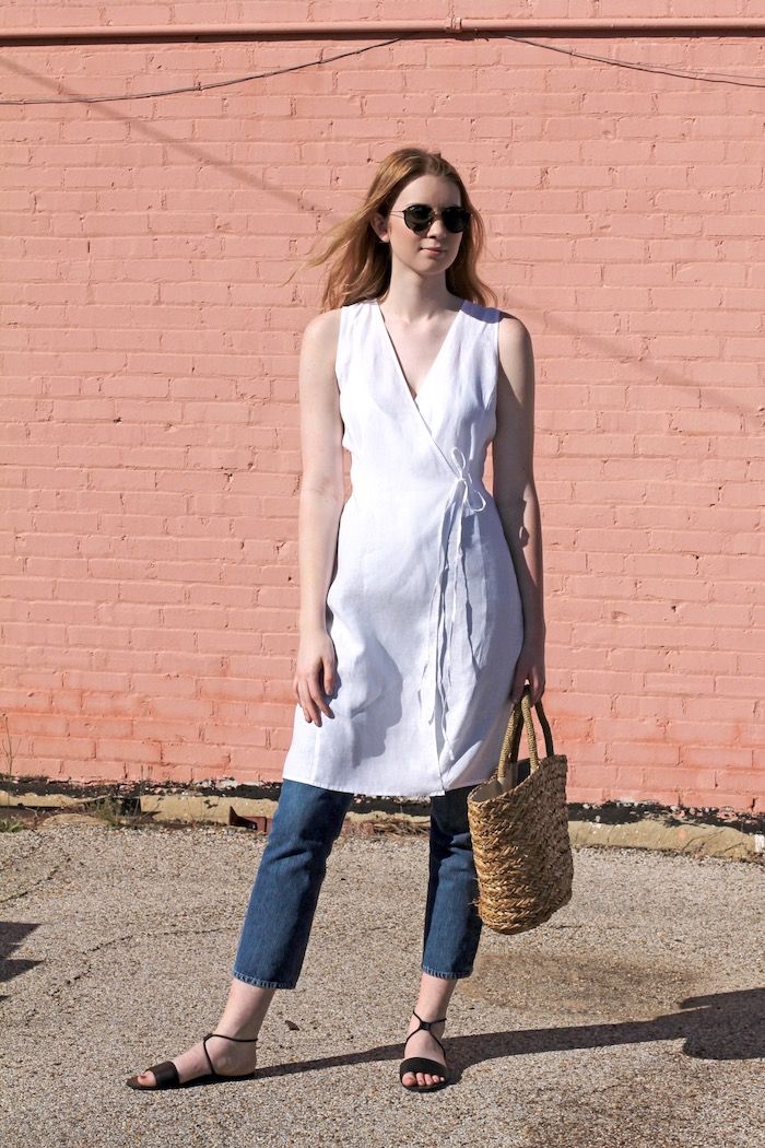 A Crazy Cool White Linen Outfit to Try Now