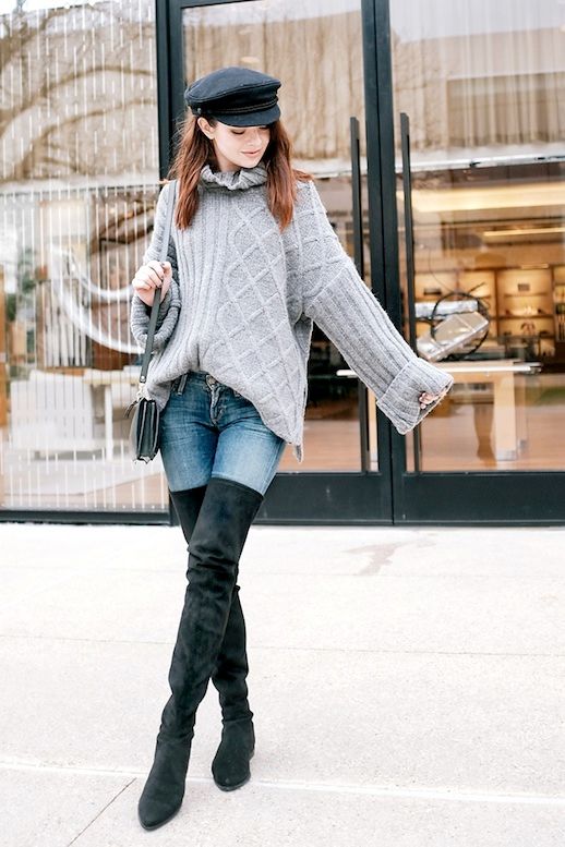 How To Style Thigh-High Boots Like A Top Blogger | Le Fashion ...